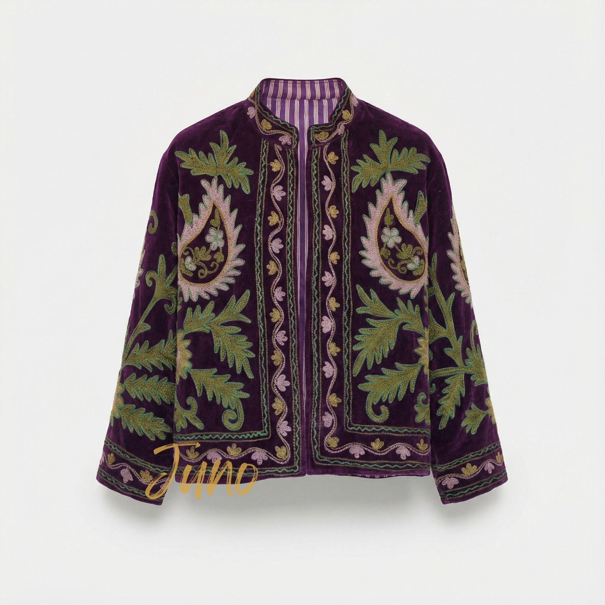 Deep Purple Velvet Jacket