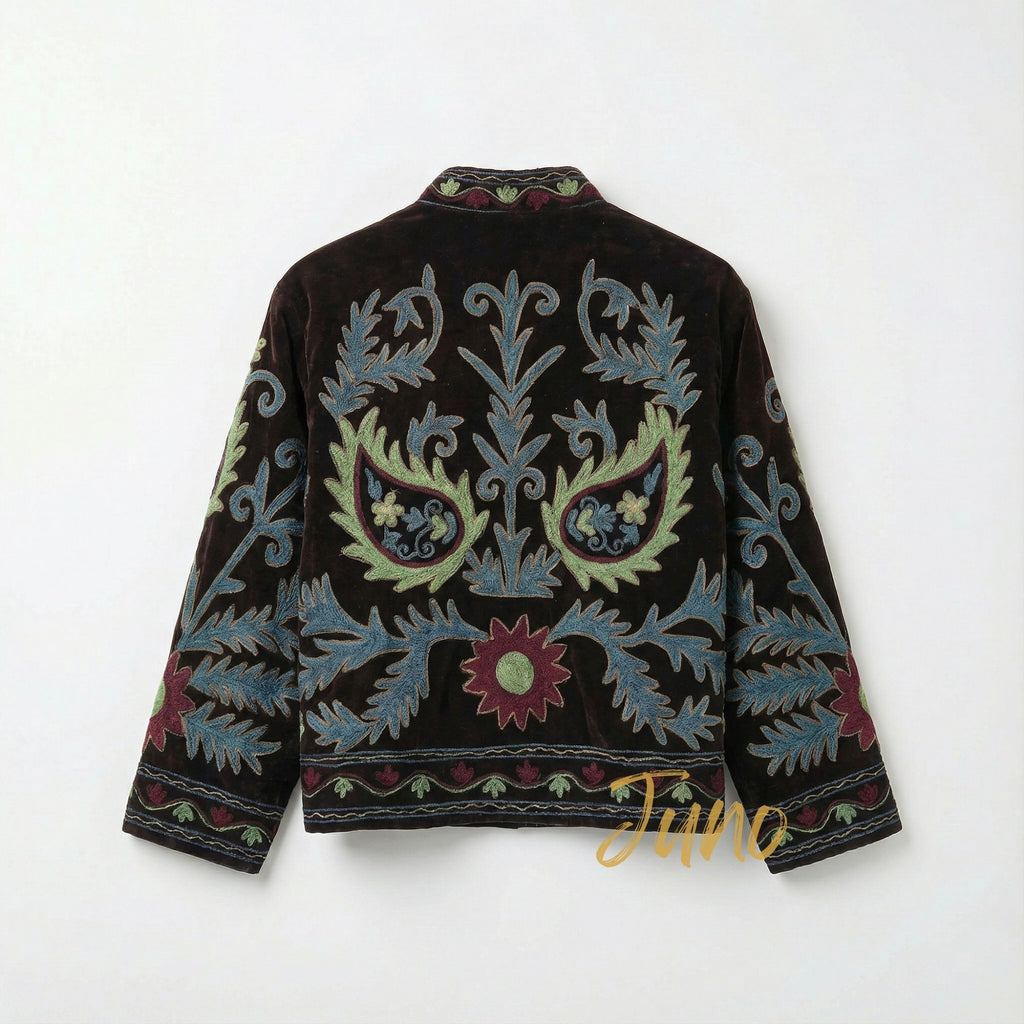 Dark Brown Velvet Jacket