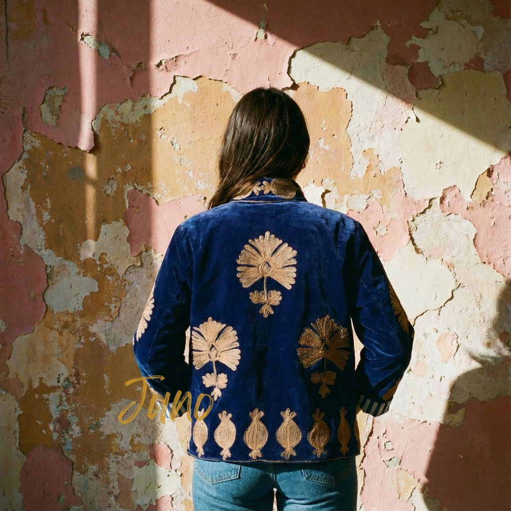 Blue Velvet Jacket