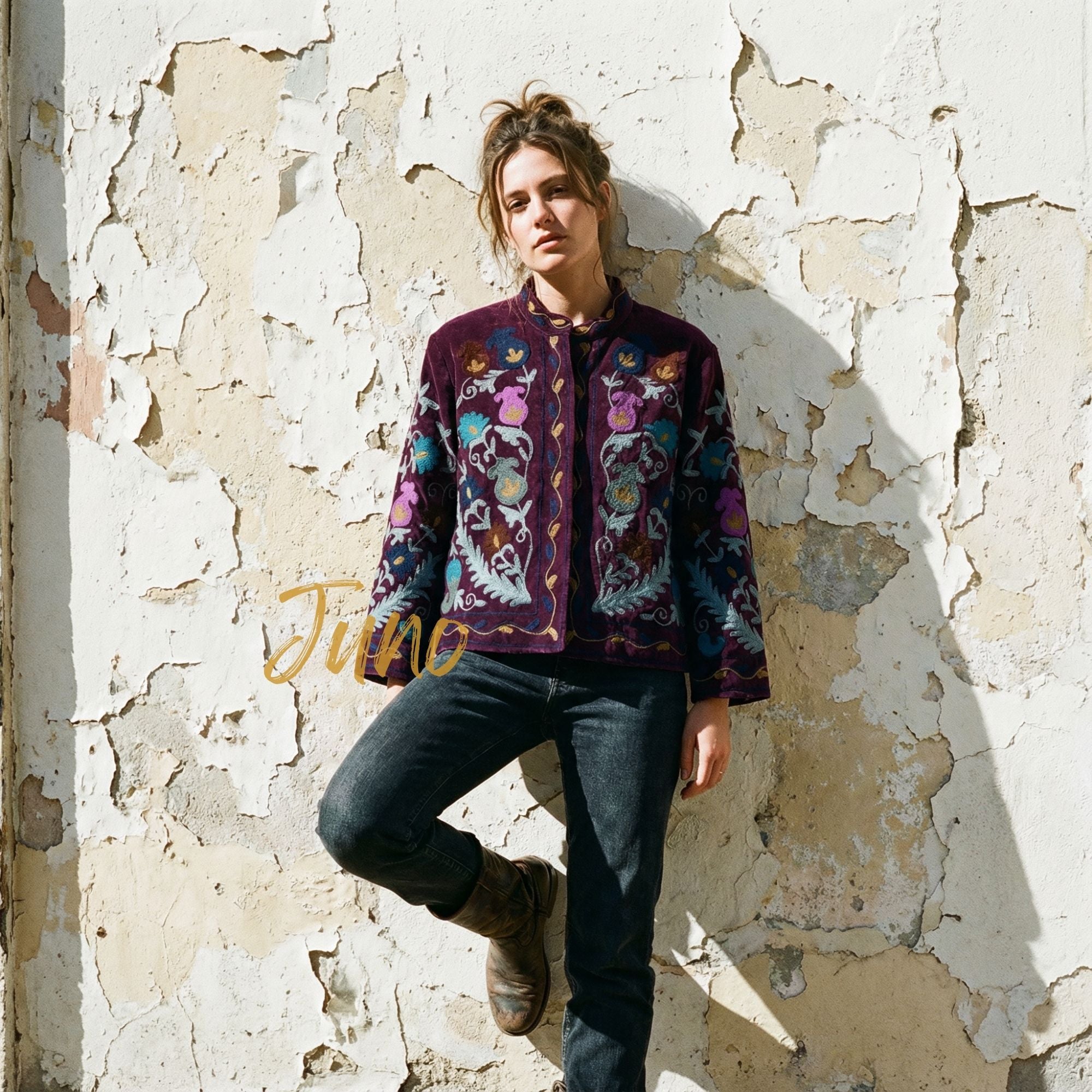 Purple Velvet Jacket