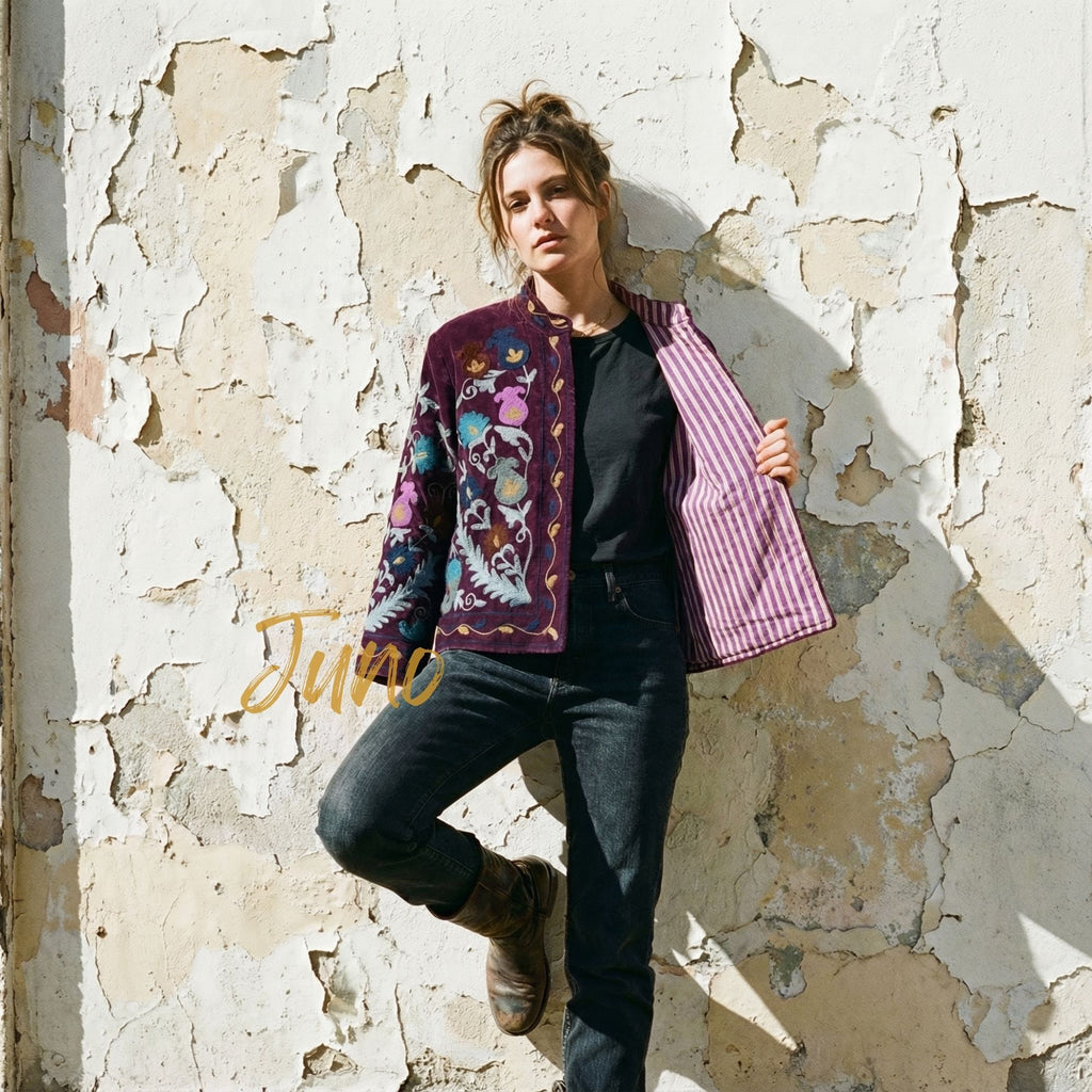 Purple Velvet Jacket