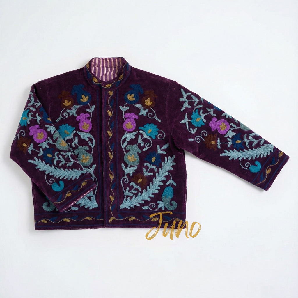 Purple Velvet Jacket