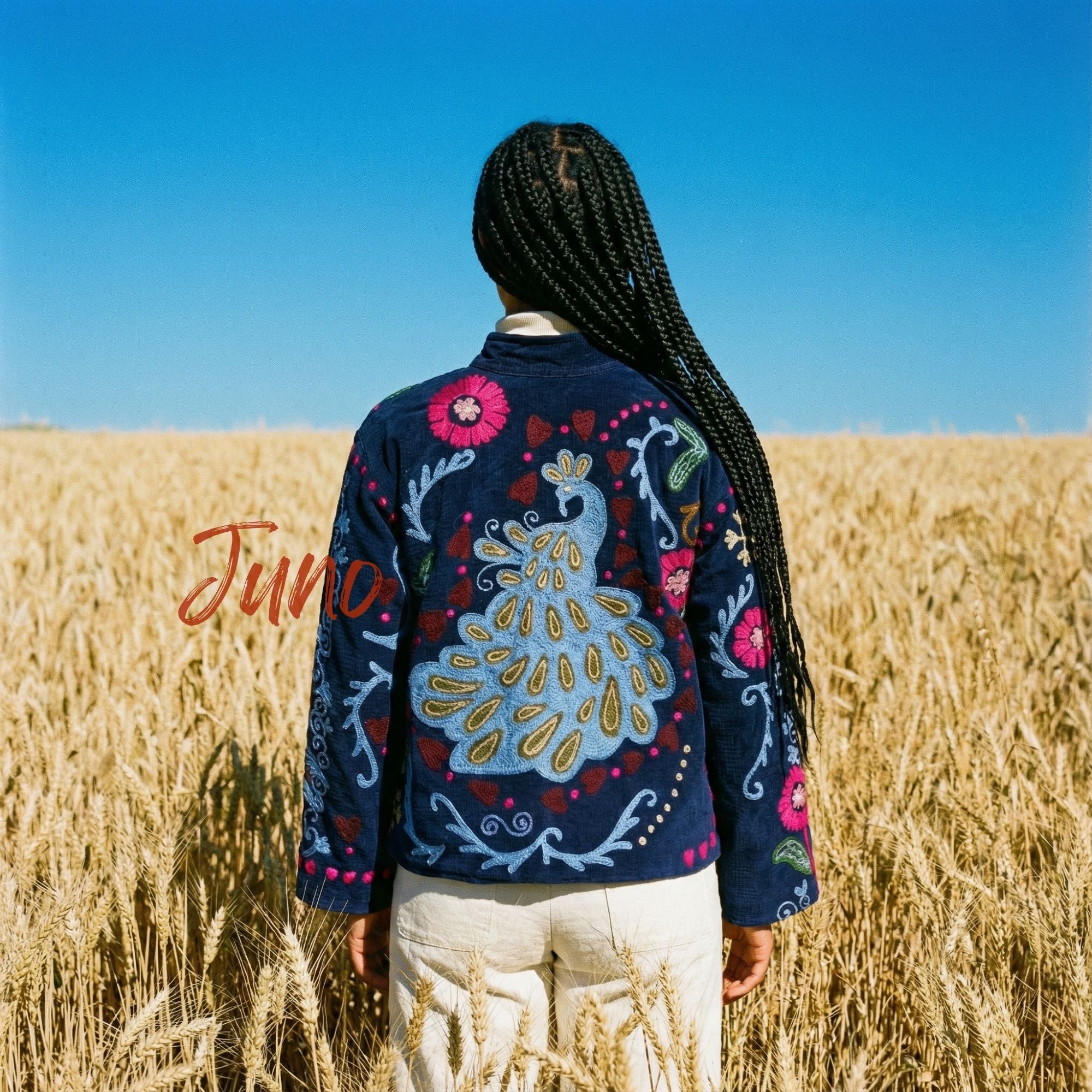 Peacock Velvet Jacket