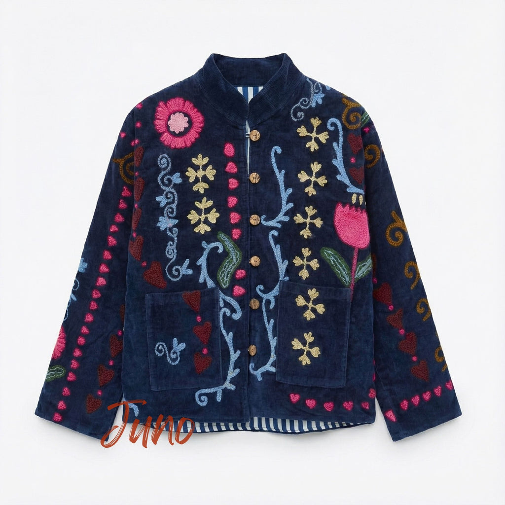 Peacock Velvet Jacket