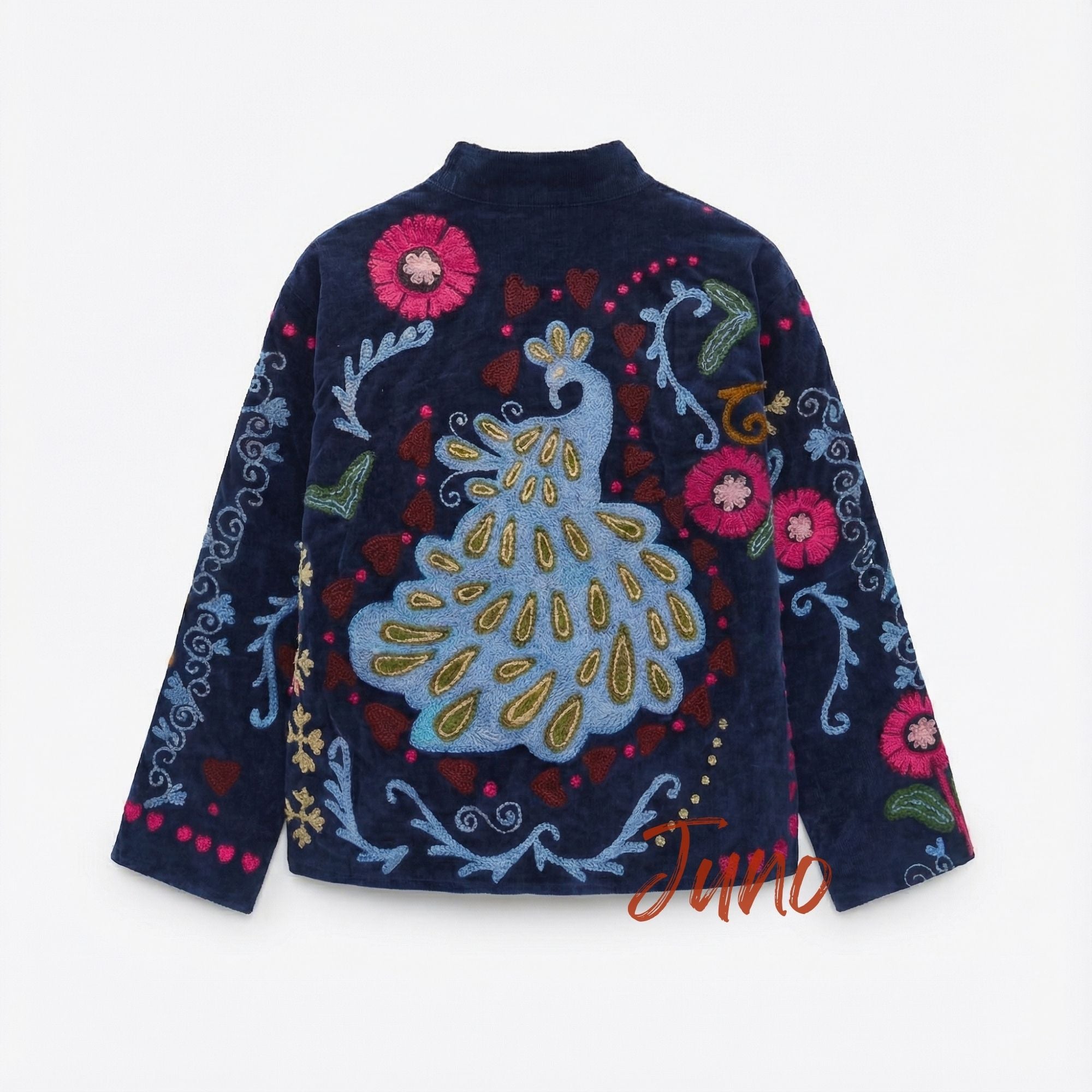 Peacock Velvet Jacket