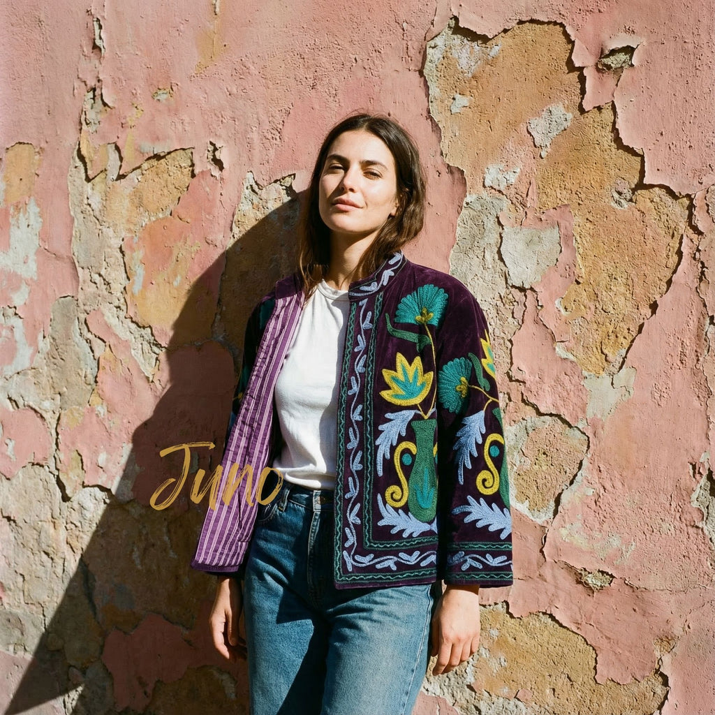 Purple Velvet Jacket