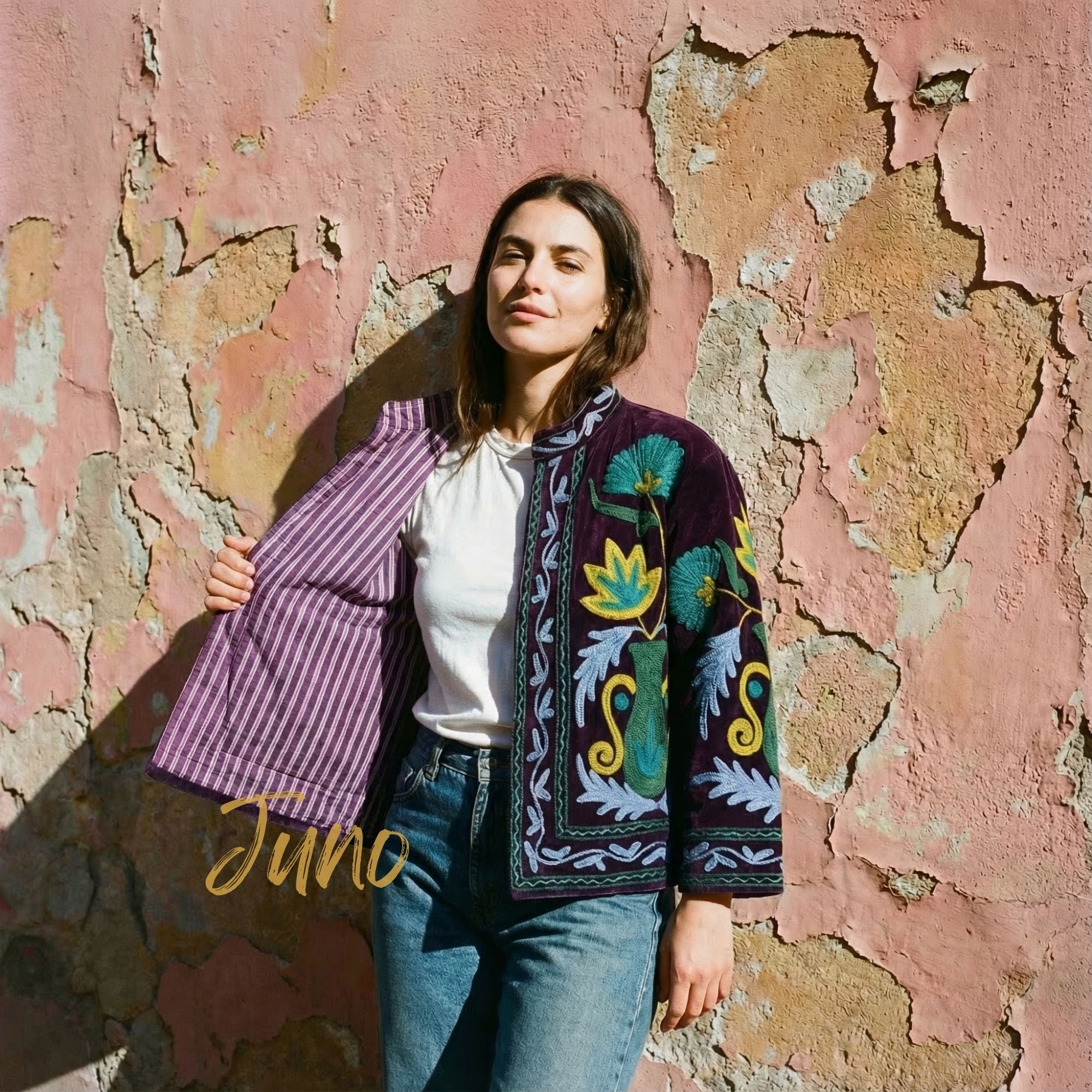 Purple Velvet Jacket