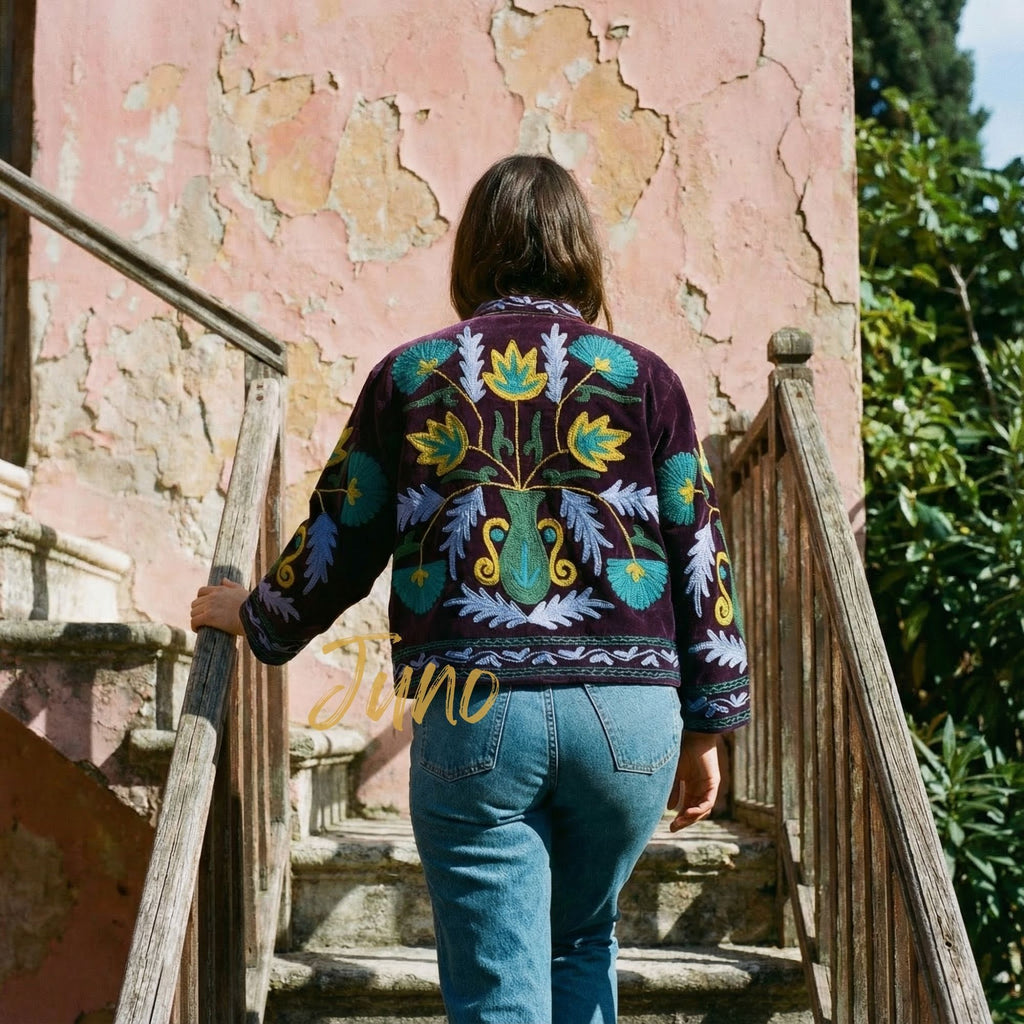 Purple Velvet Jacket