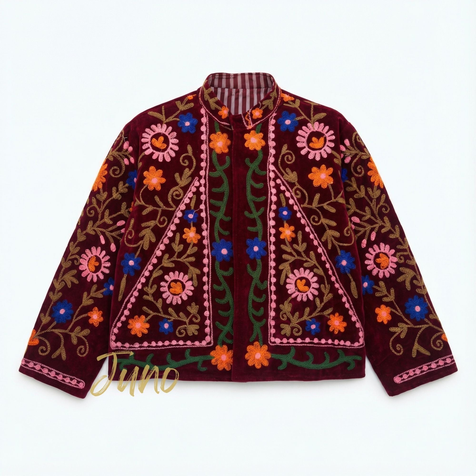 Maroon Velvet Jacket