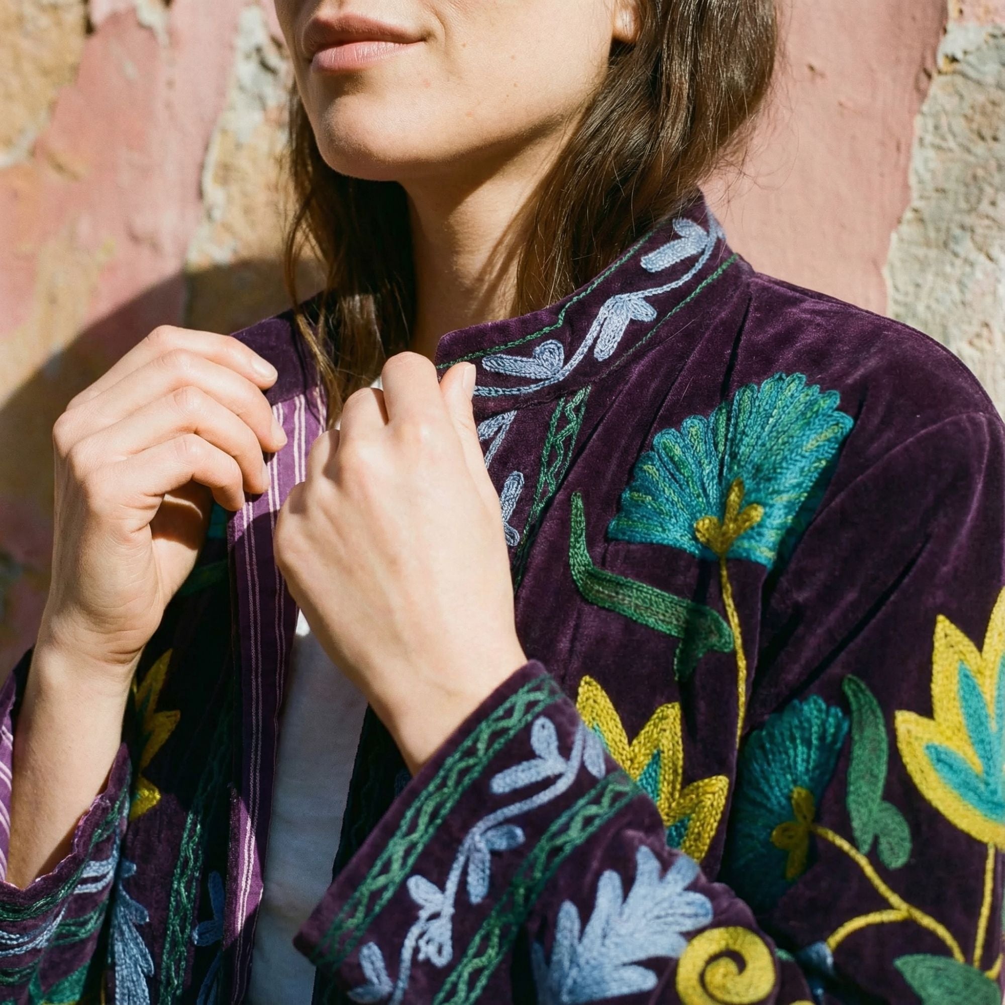 Purple Velvet Jacket