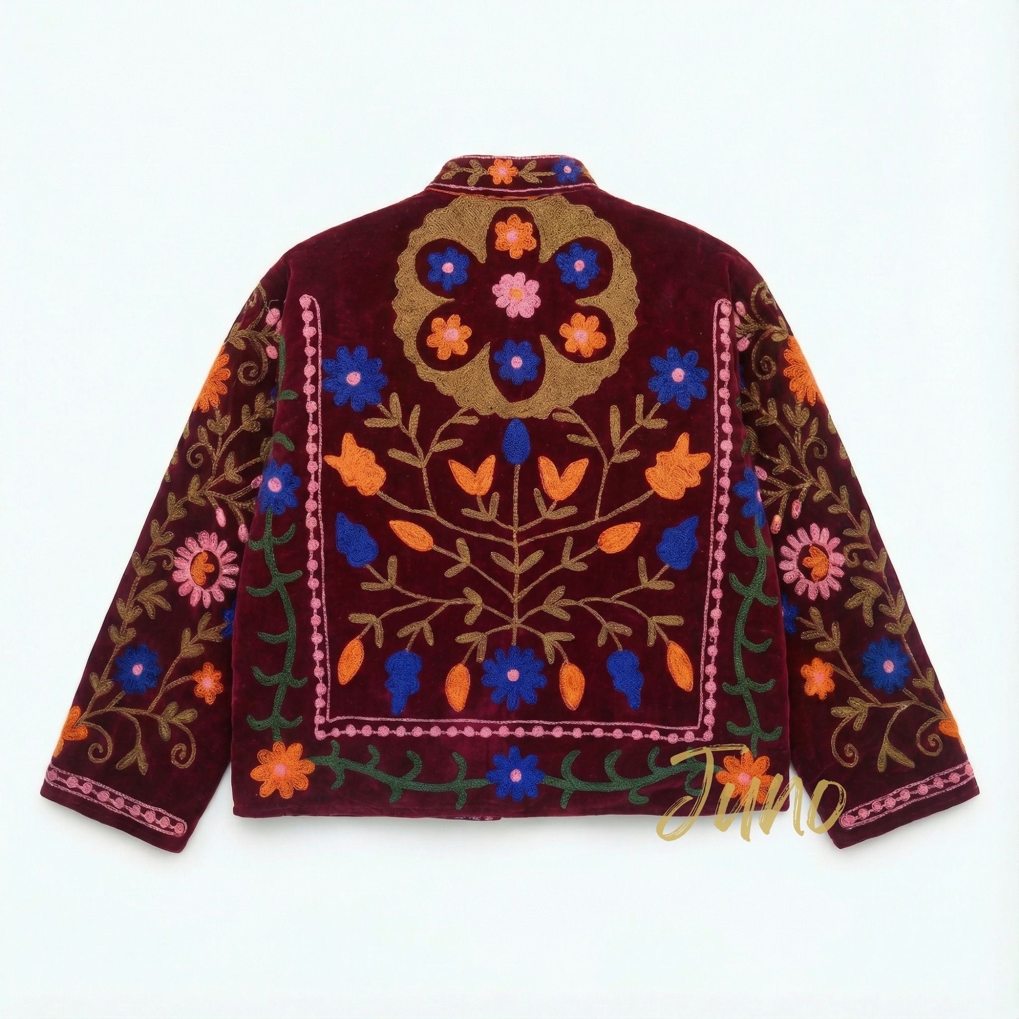 Maroon Velvet Jacket