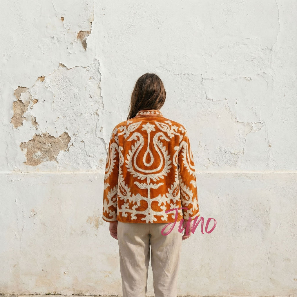 Rust Velvet Jacket