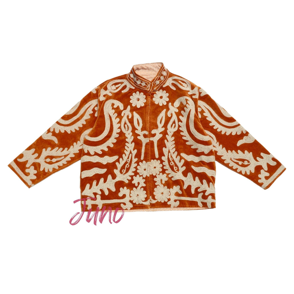 Rust Velvet Jacket