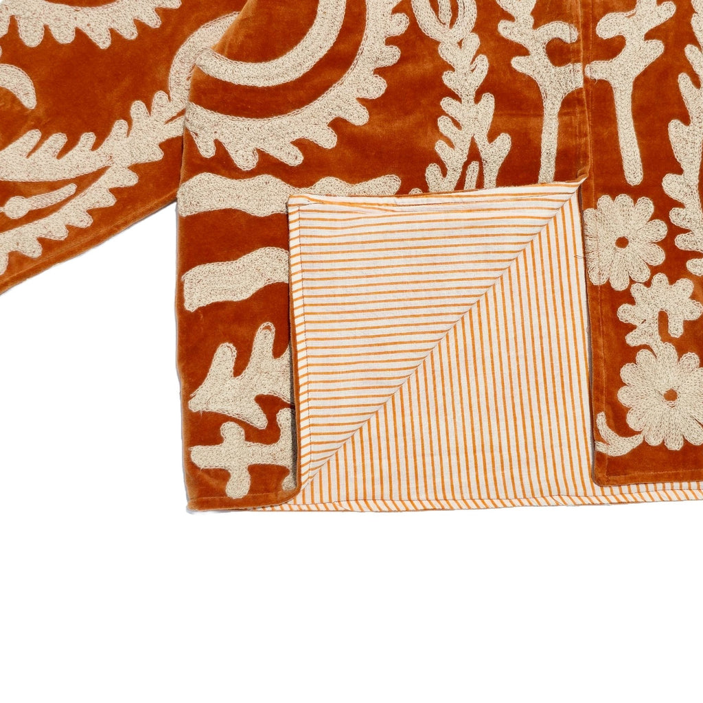 Rust Velvet Jacket