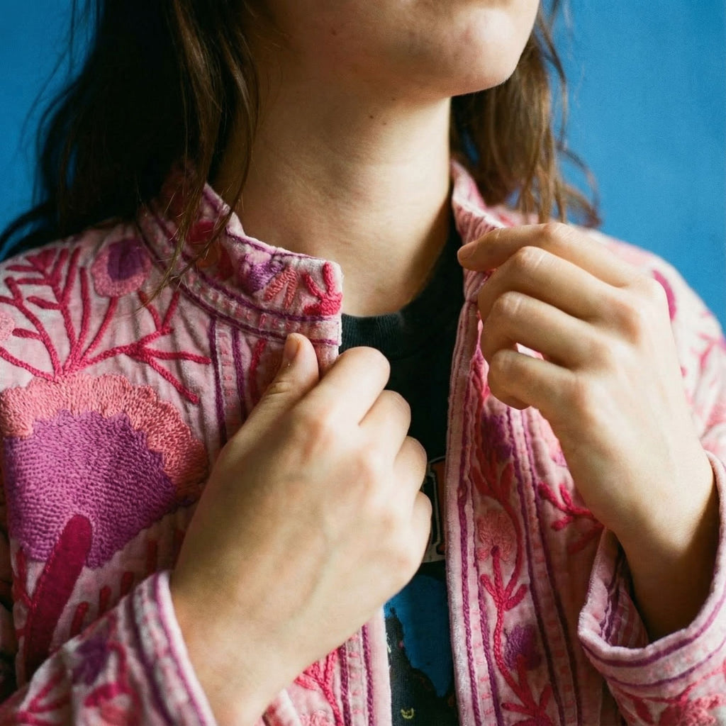 Pink Velvet Jacket