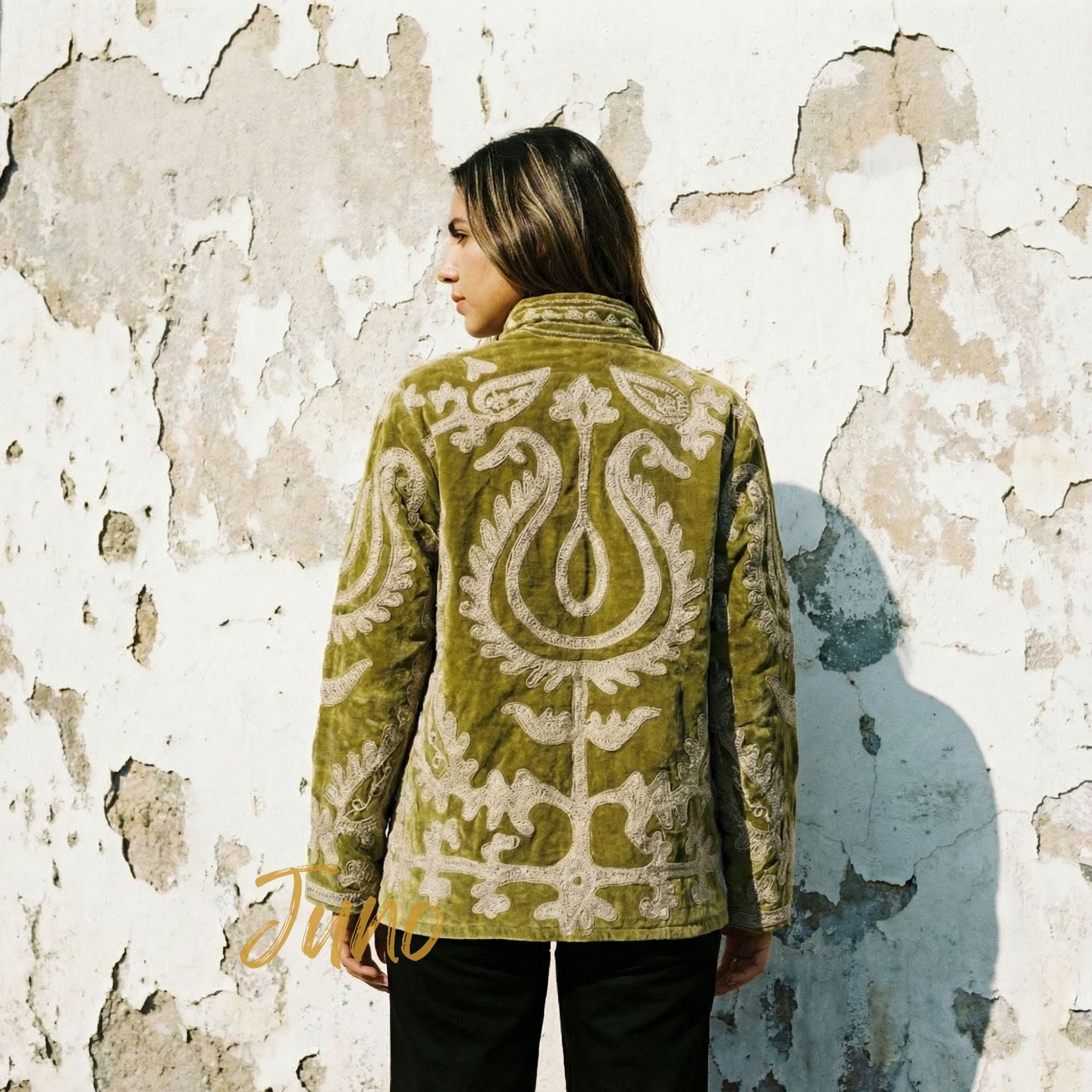 Mustard Velvet Jacket