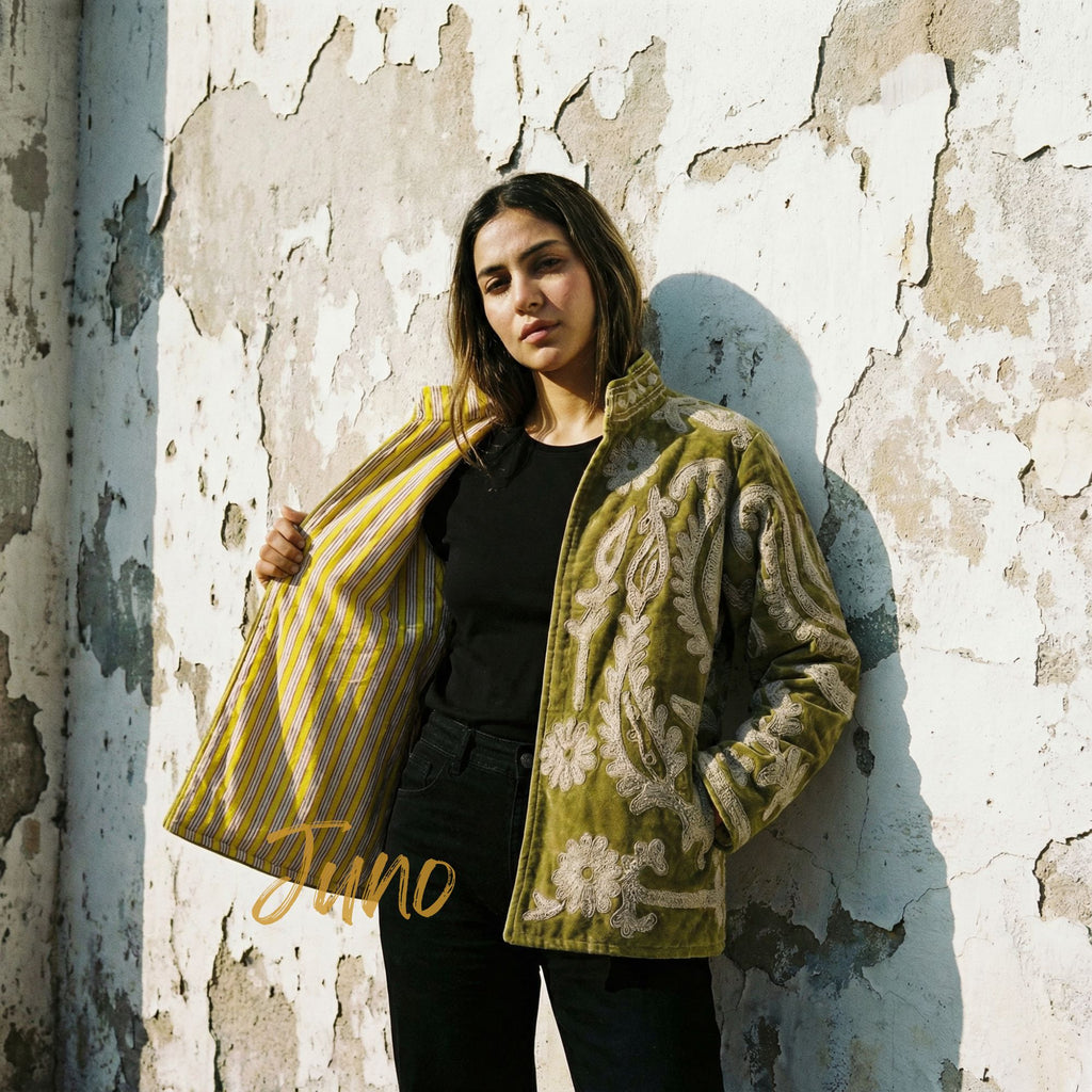 Mustard Velvet Jacket