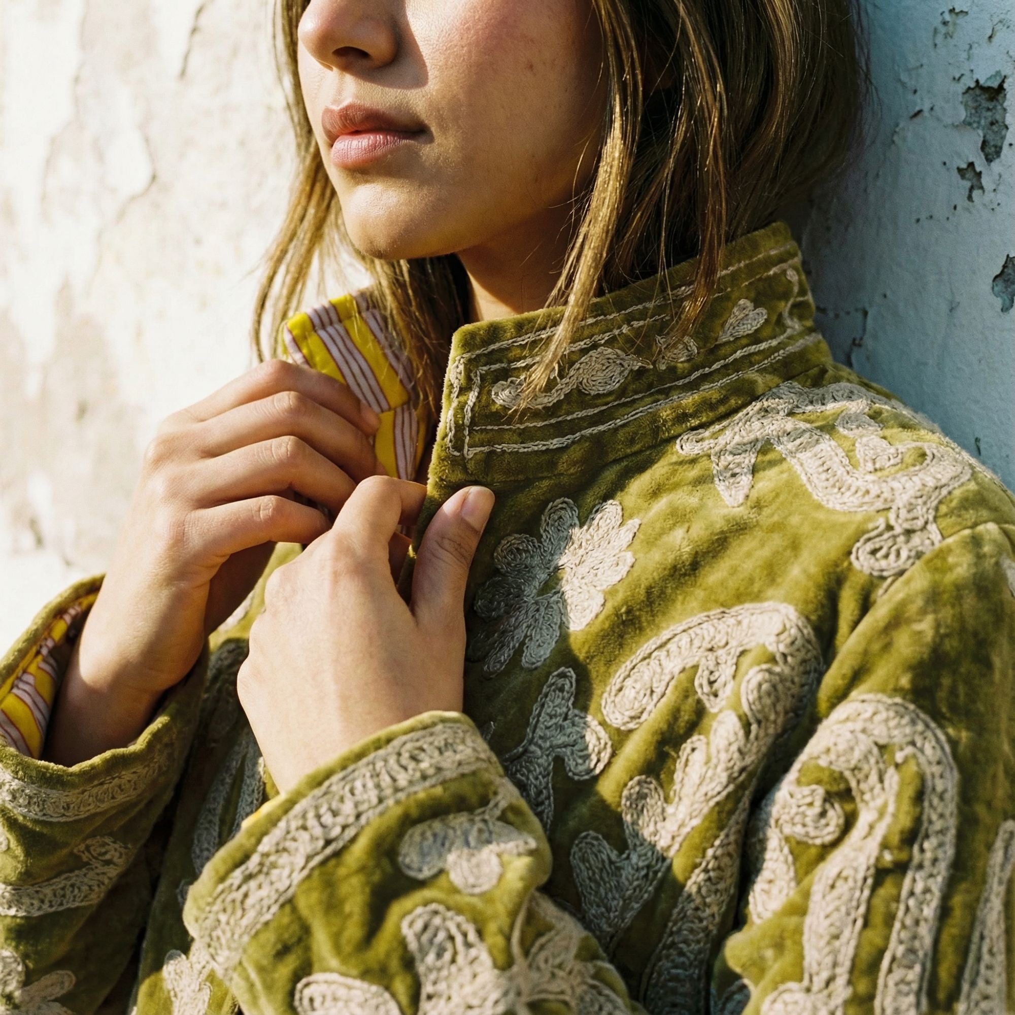 Mustard Velvet Jacket