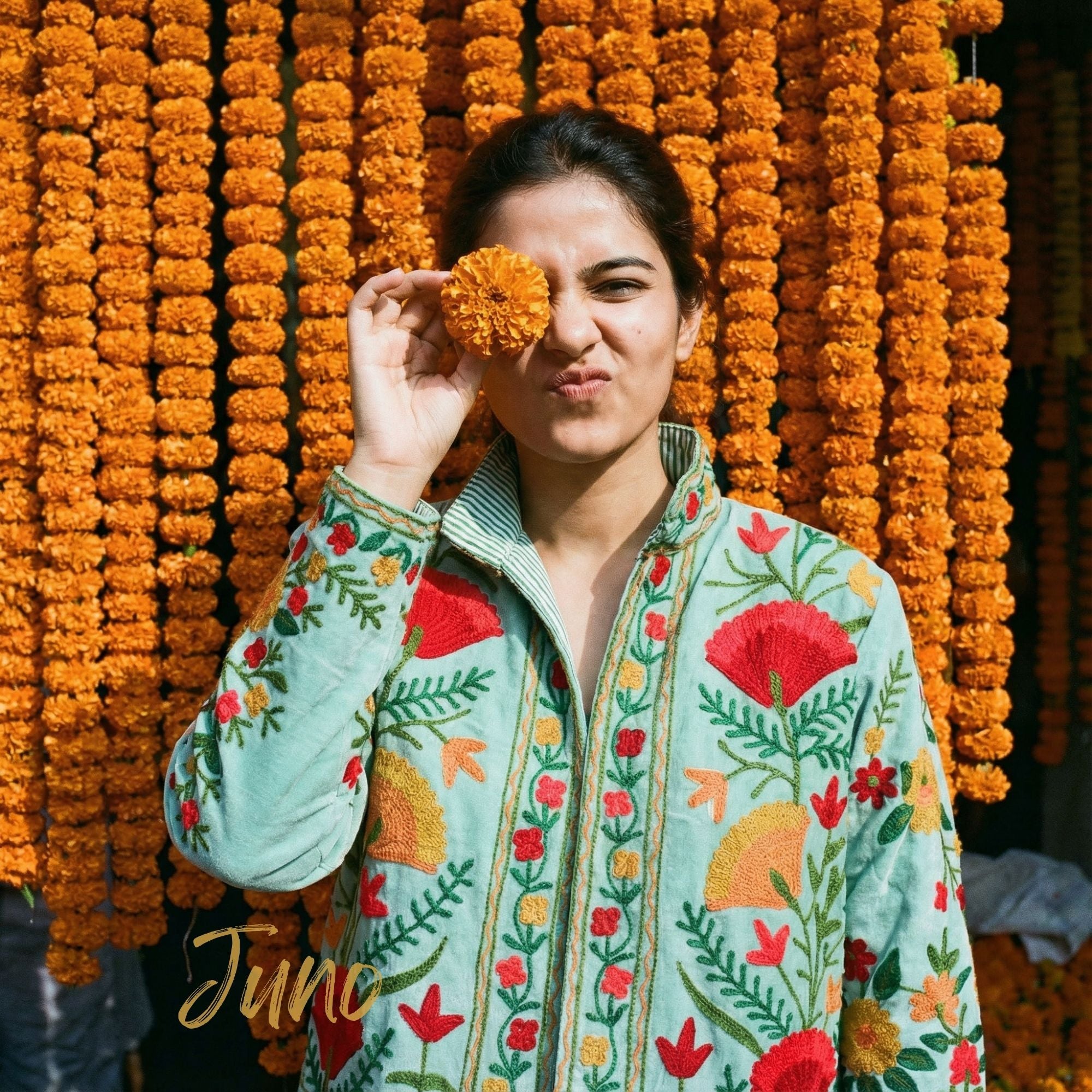 Sage Green Velvet Jacket