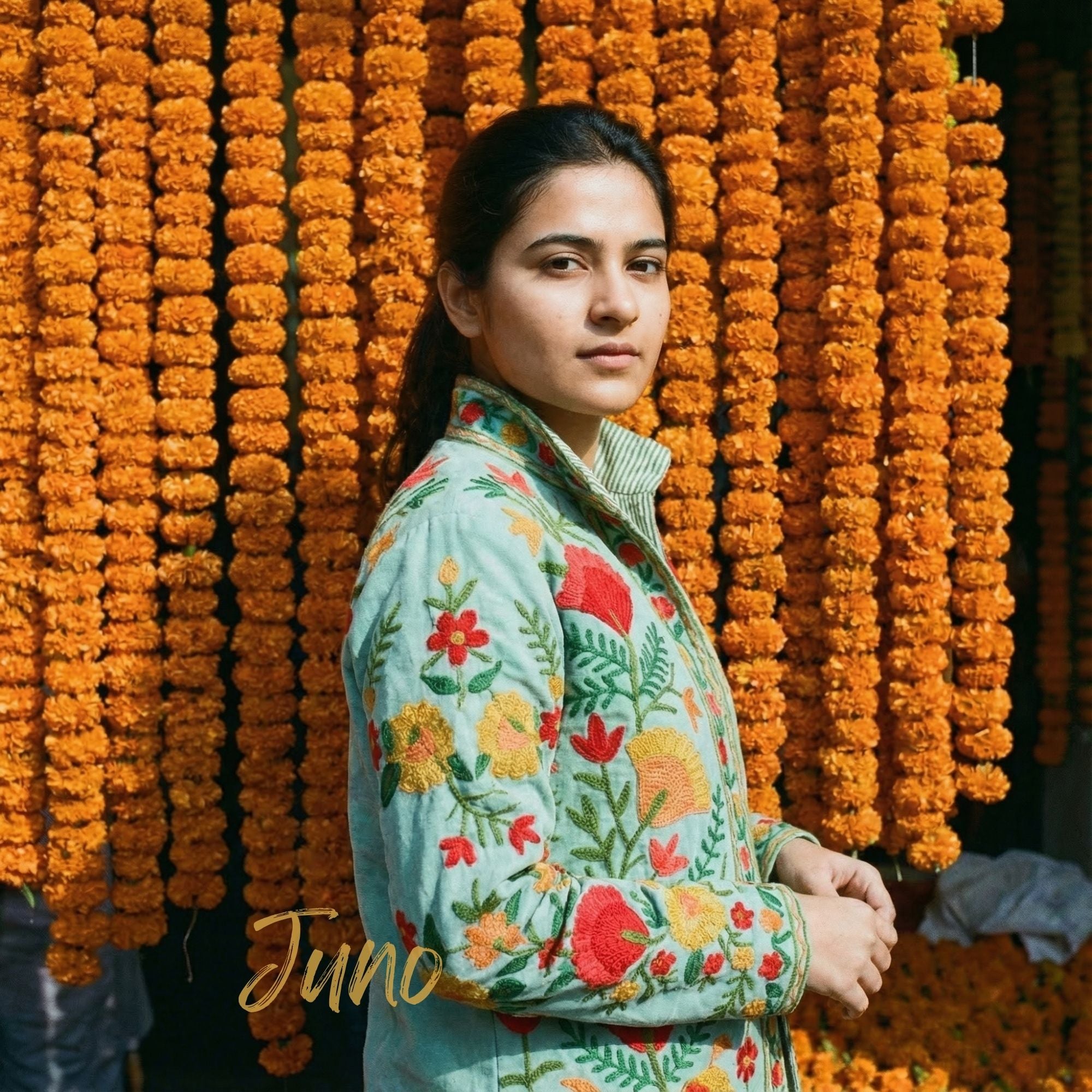 Sage Green Velvet Jacket