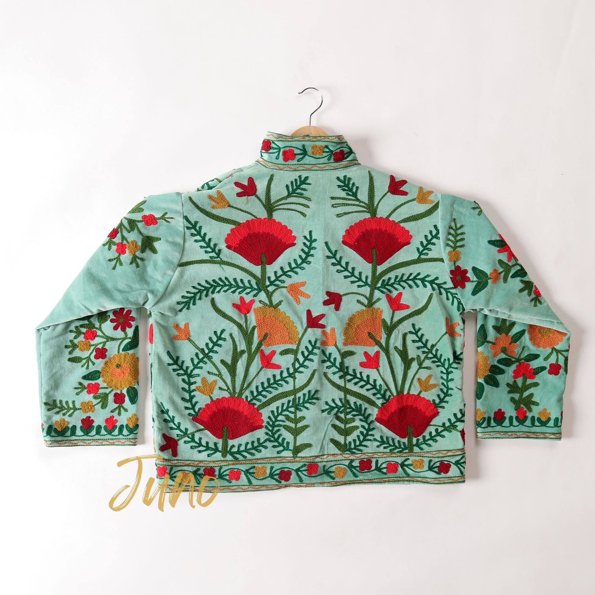 Sage Green Velvet Jacket