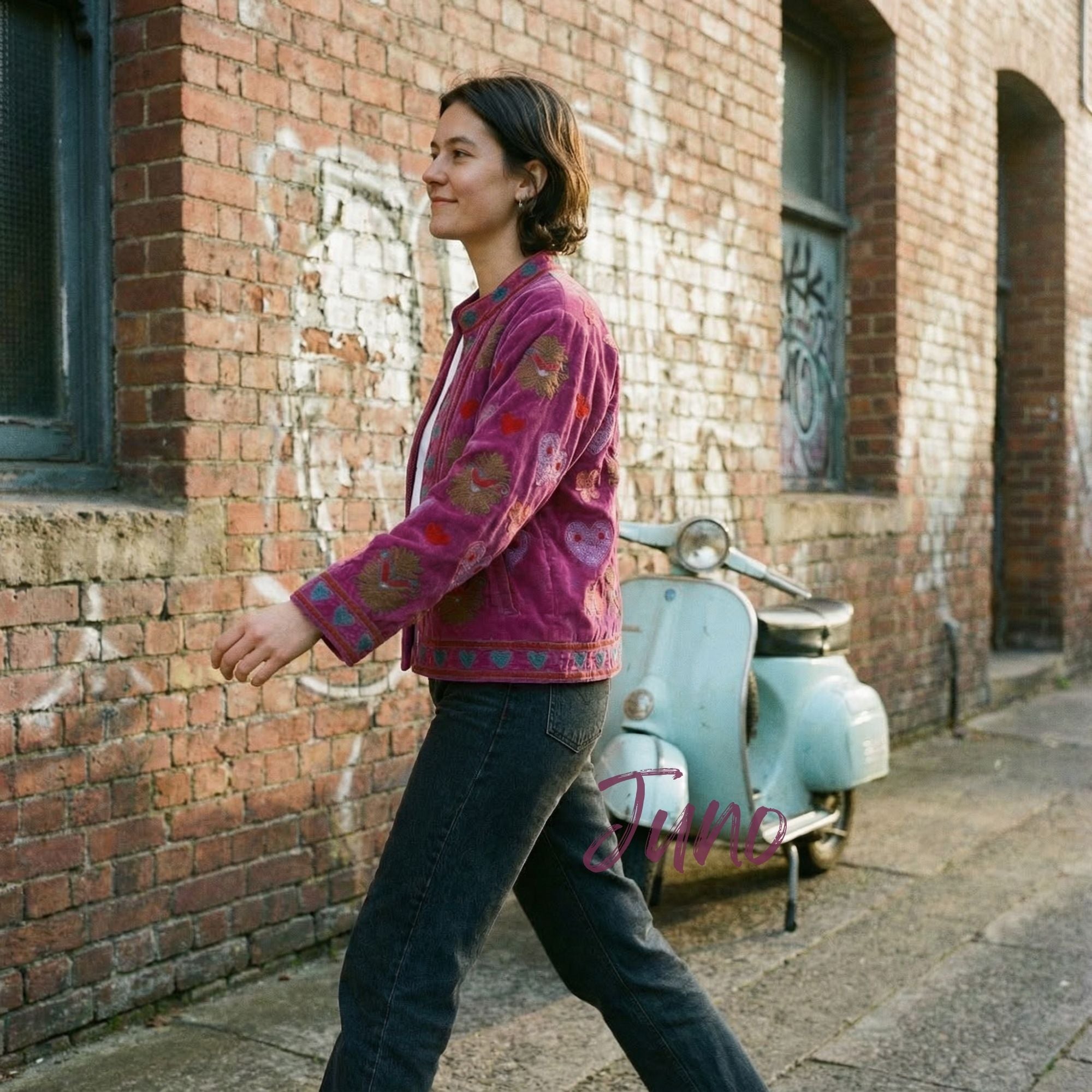 Purple Velvet Jacket