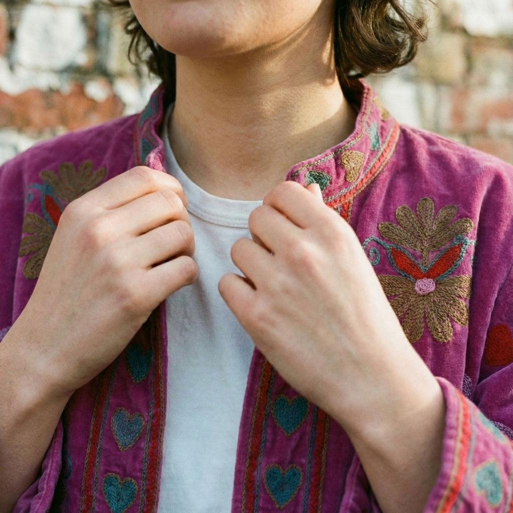 Purple Velvet Jacket