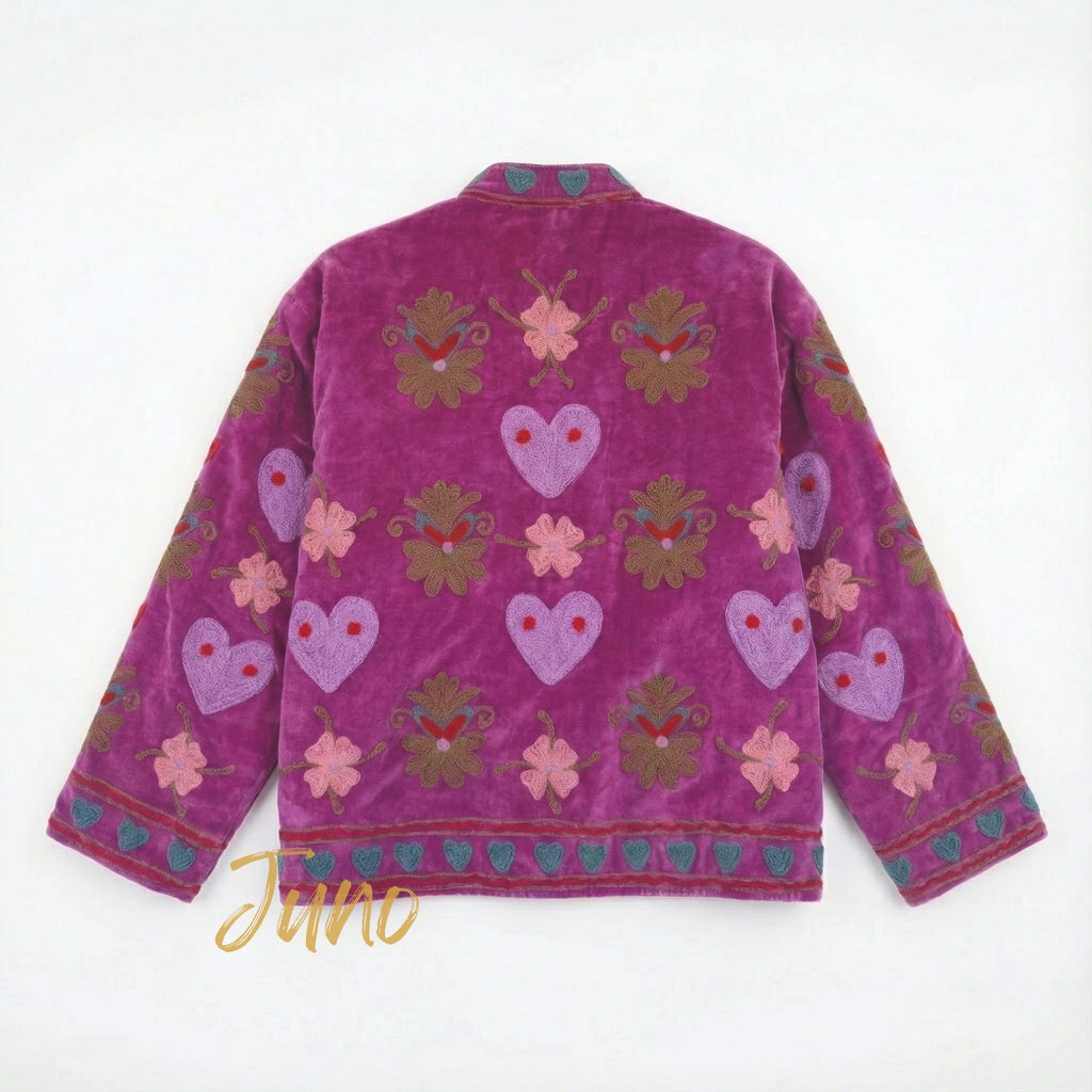 Purple Velvet Jacket