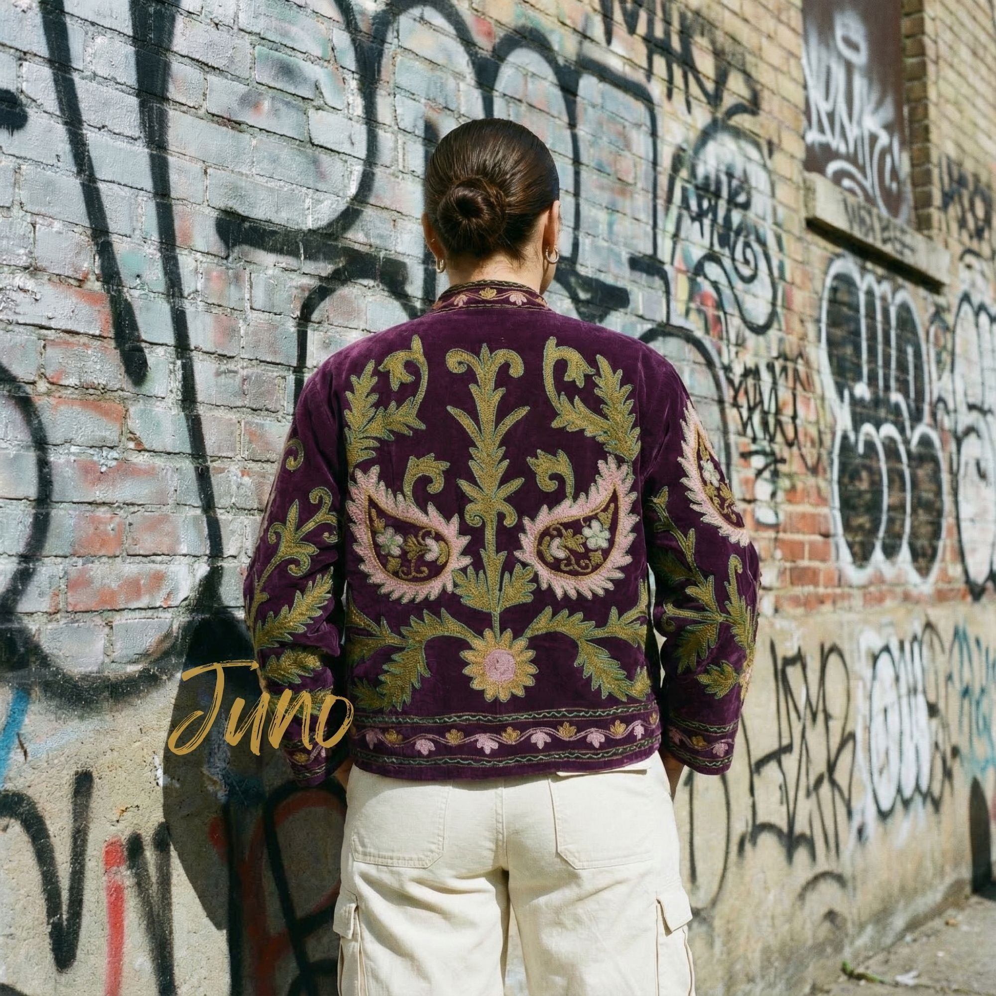 Deep Purple Velvet Jacket